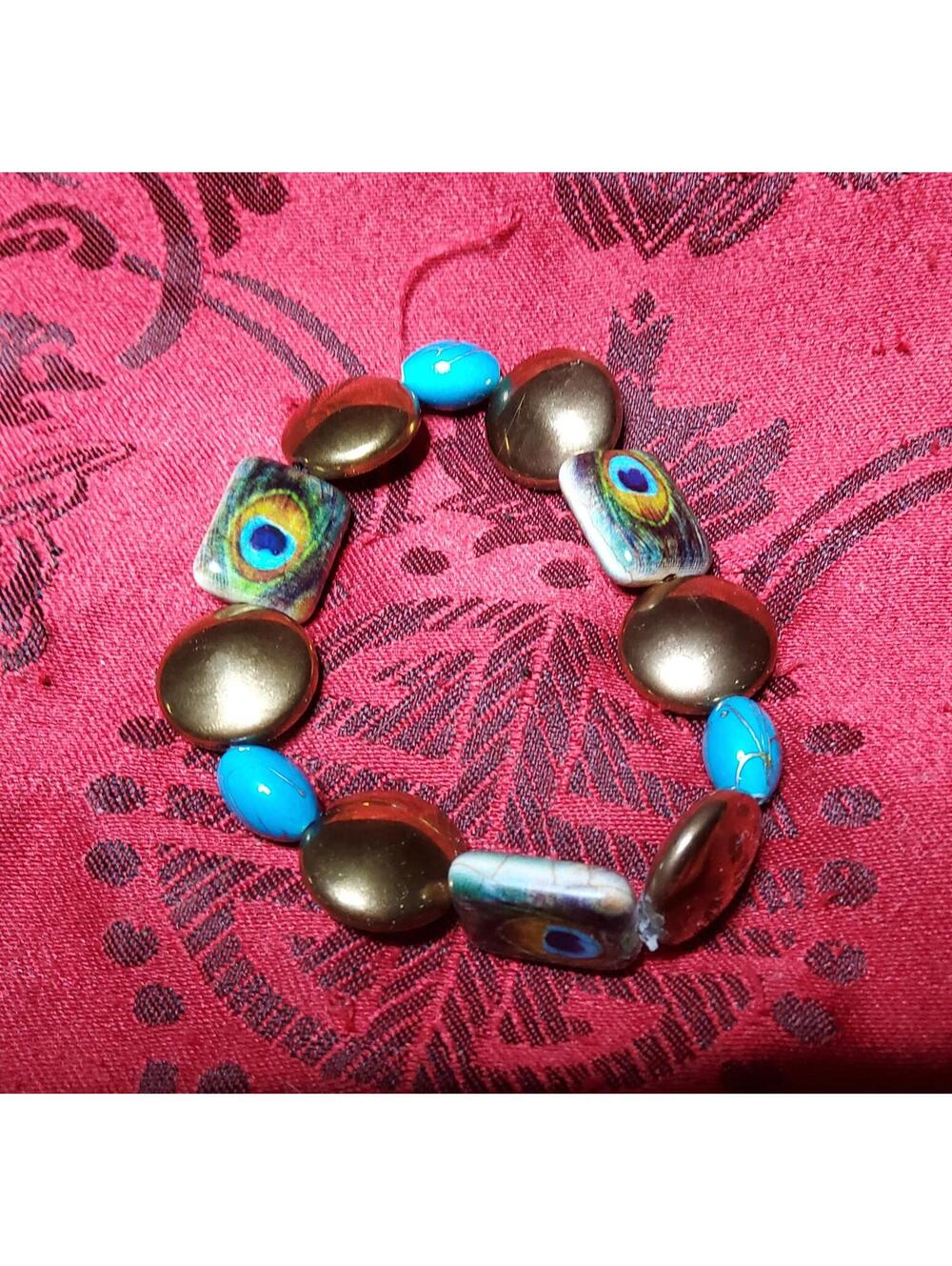 Confident Peacock Bracelet